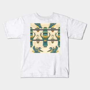 Ancient Egyptian Pattern 9 Kids T-Shirt